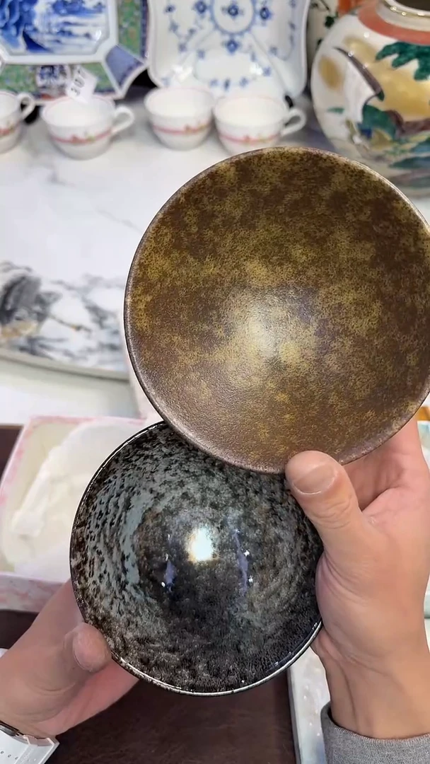 茶周边456华字款珊瑚2碗