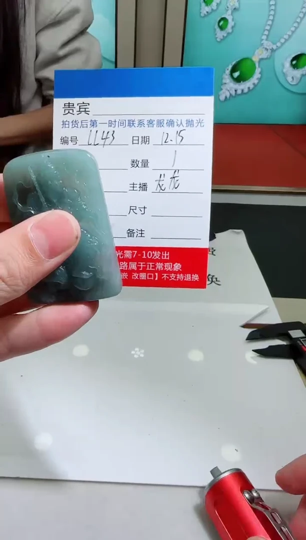 未镶嵌定制翡翠LL43翡翠吊坠-多样性发其一