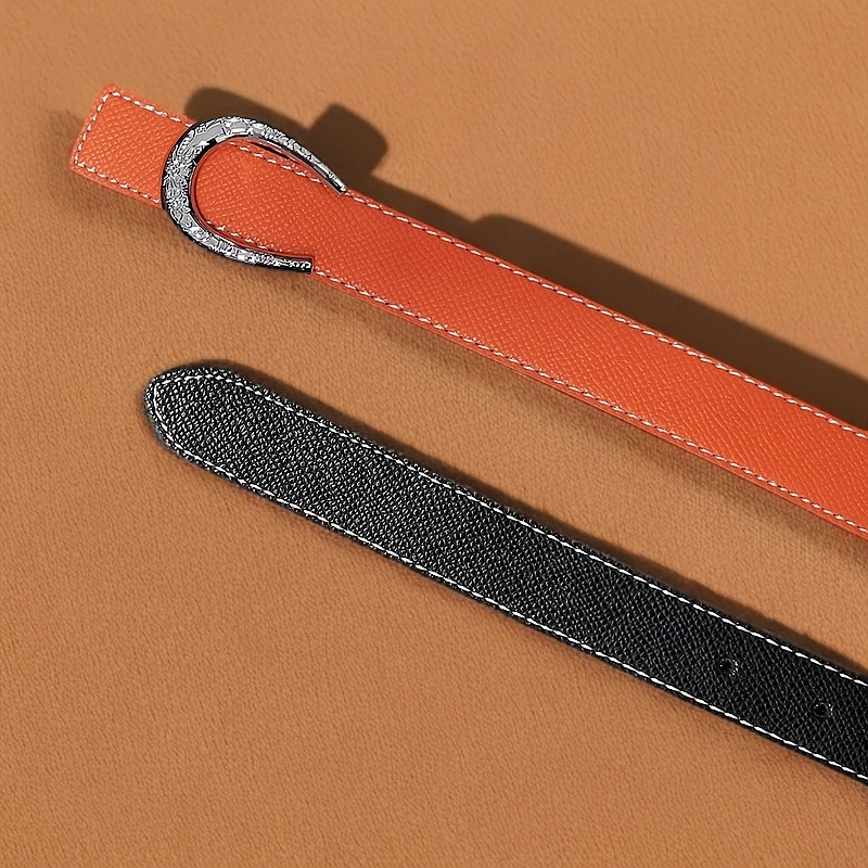 女士轻奢经典潮流百搭裤腰带6042KA-1橙【ZBJ】