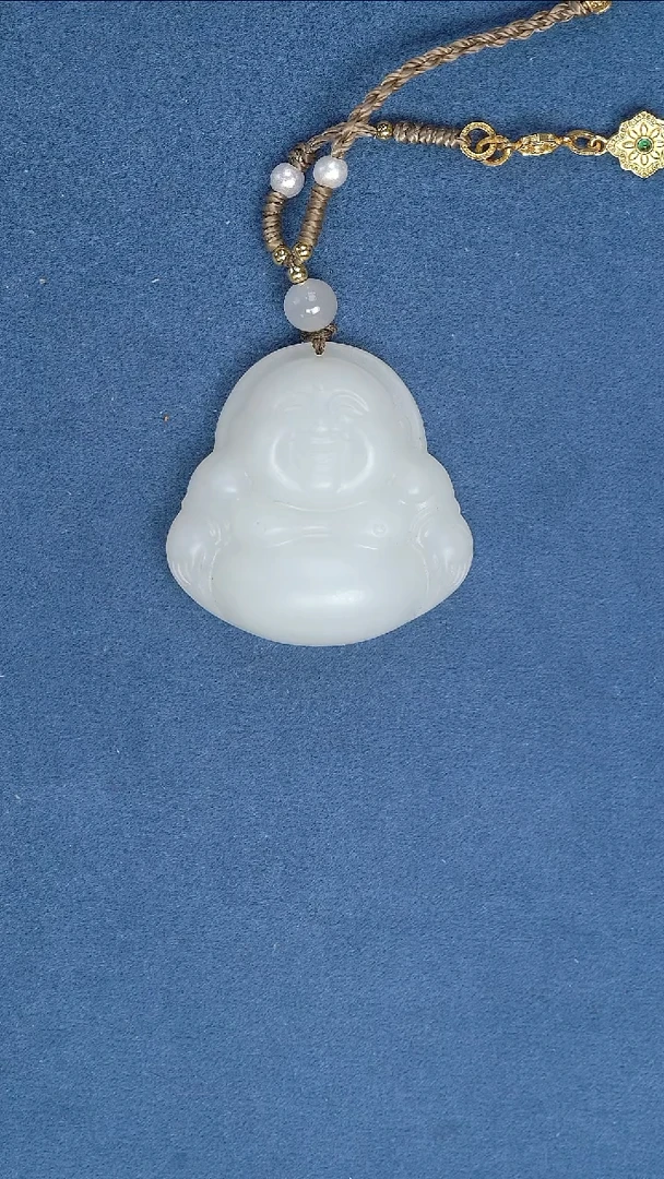 吊坠(赠链)未镶嵌和田玉和田玉大肚佛