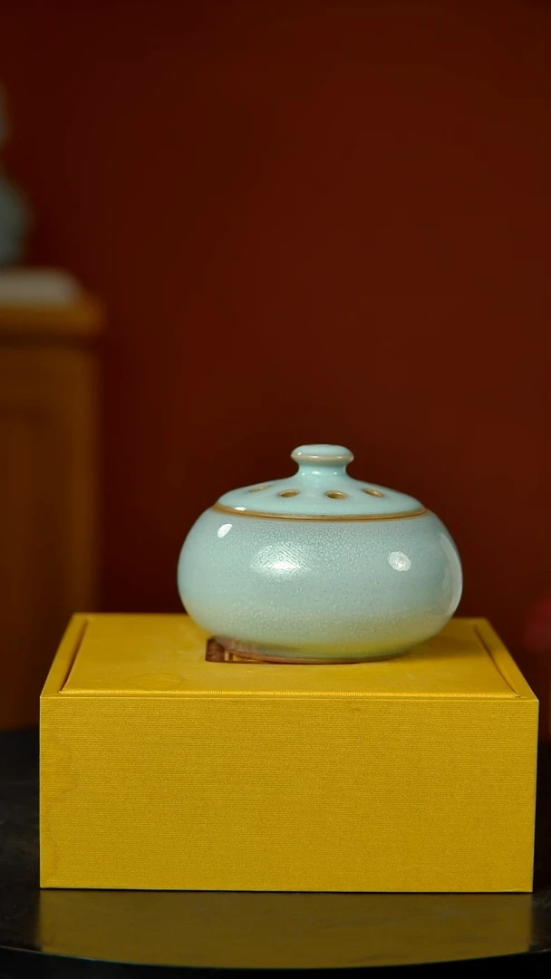 摆件大宋官窑钧瓷小香薰