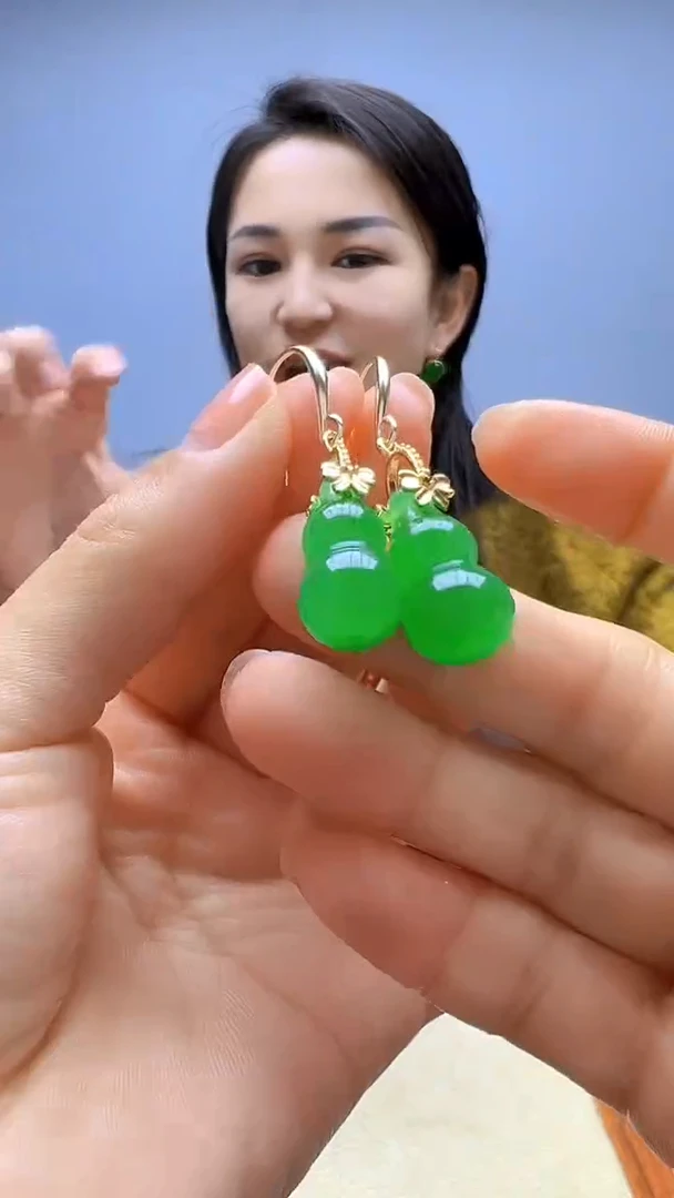 颈饰14K金镶嵌翡翠高货diy劲饰