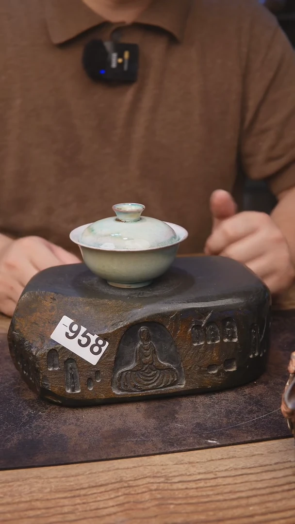 甘石陶艺苏打柴烧958