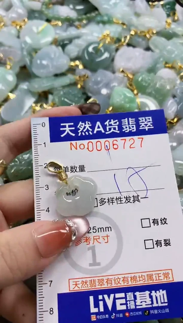 颈饰未镶嵌翡翠天然A货翡翠