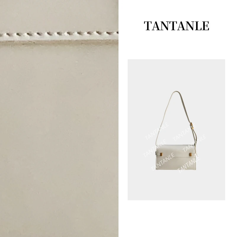 高定时尚单肩斜跨手提腋下百搭通勤质感女包