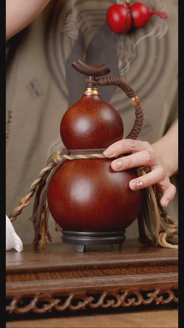43号精品天然大漆酒葫芦一物一拍~
