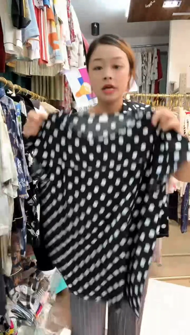 孤品 短袖中裤波点xl