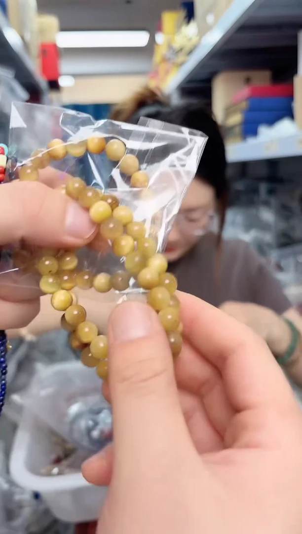 木变石（虎睛石）手串未镶嵌金虎眼单圈手串