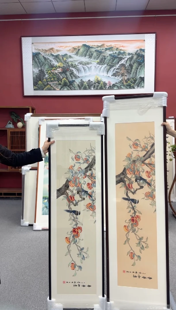 国画手绘 事事如意 172*48