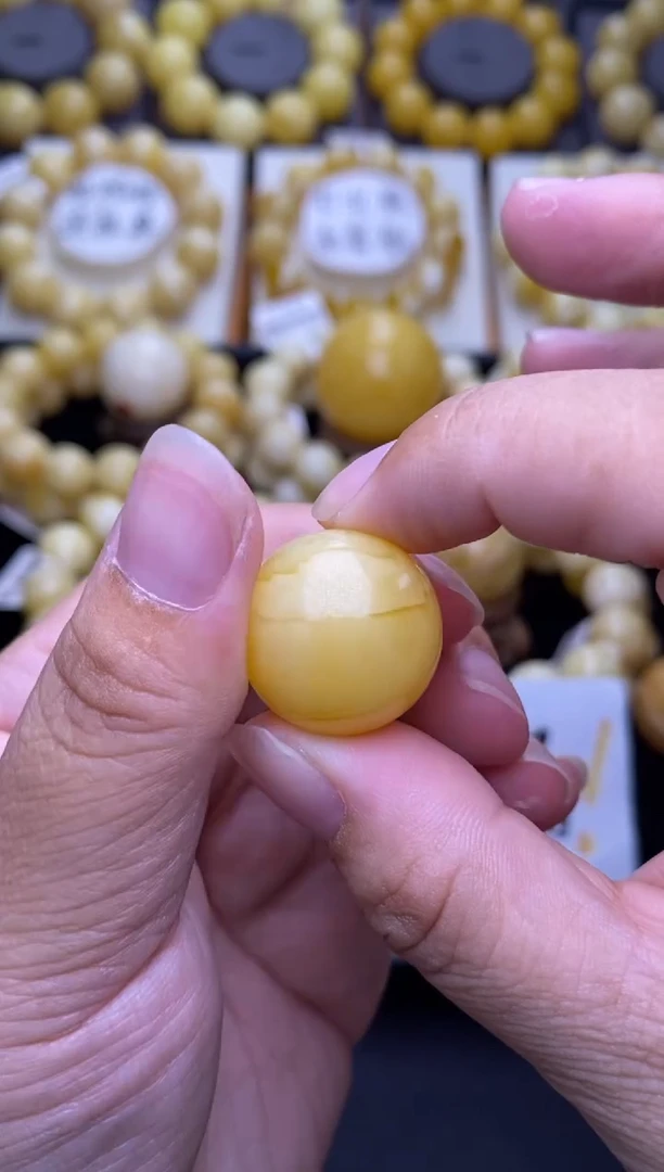 裸石琥珀未镶嵌大小姐珠宝严选64 20.4