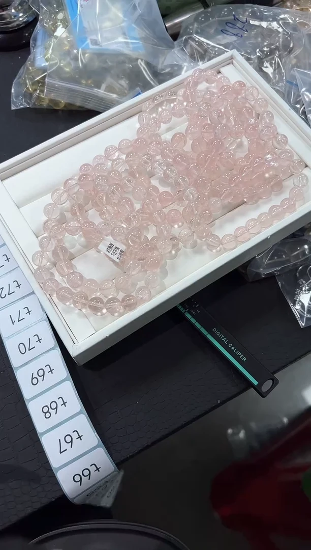 水晶手链未镶嵌31t多样性发其一【1条】默认微瑕10mm