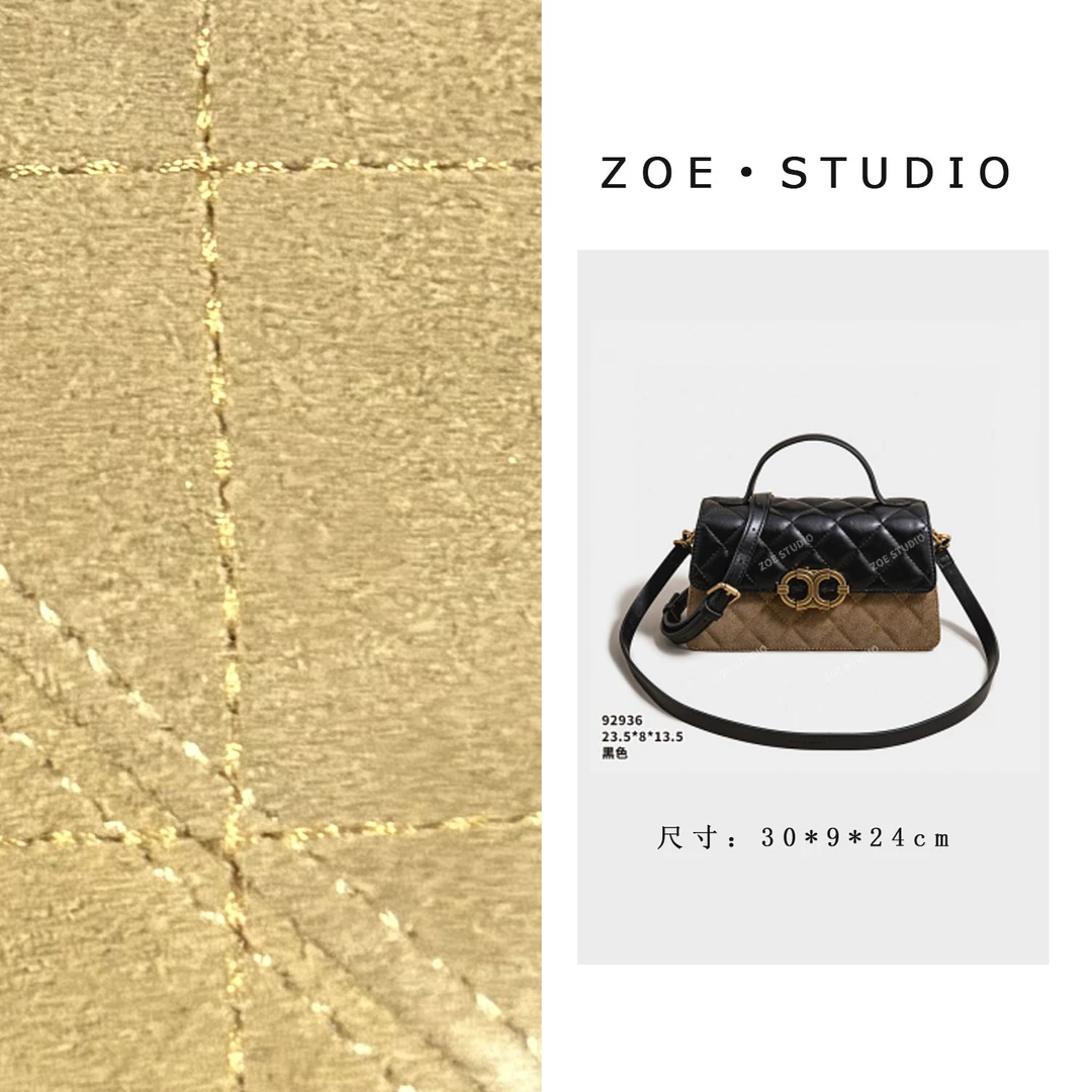 【佐伊甄选】SK-92936-黑色轻奢女士时尚潮流通勤腋下斜挎包