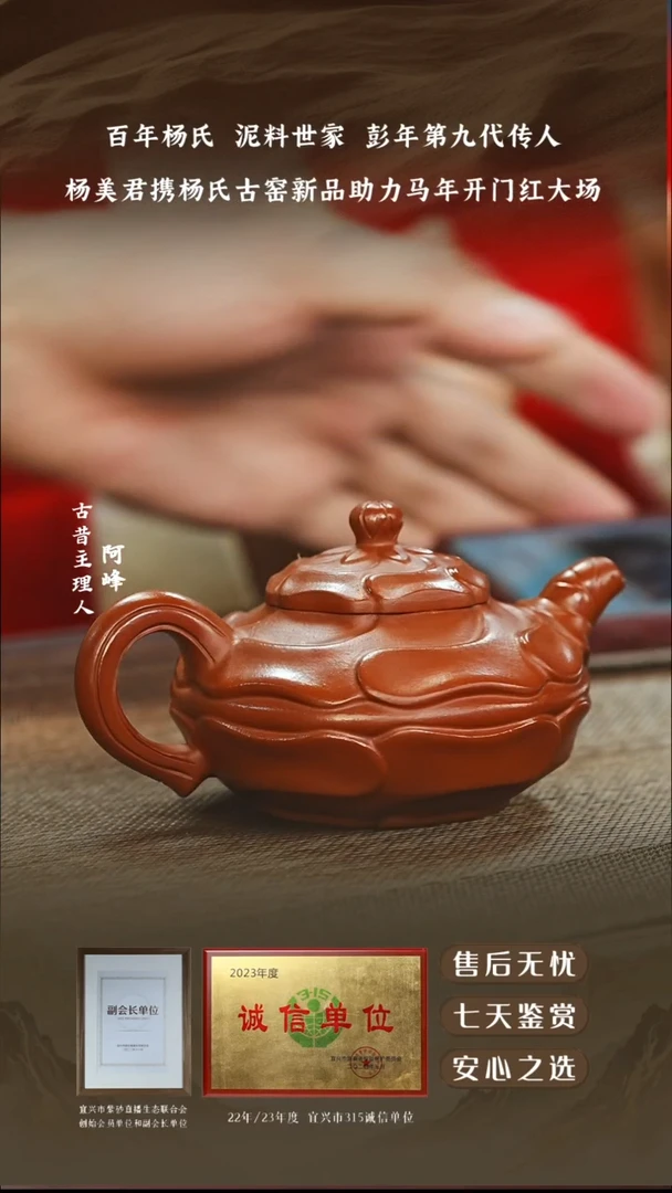 杨美君可心朱泥小风卷葵150cc