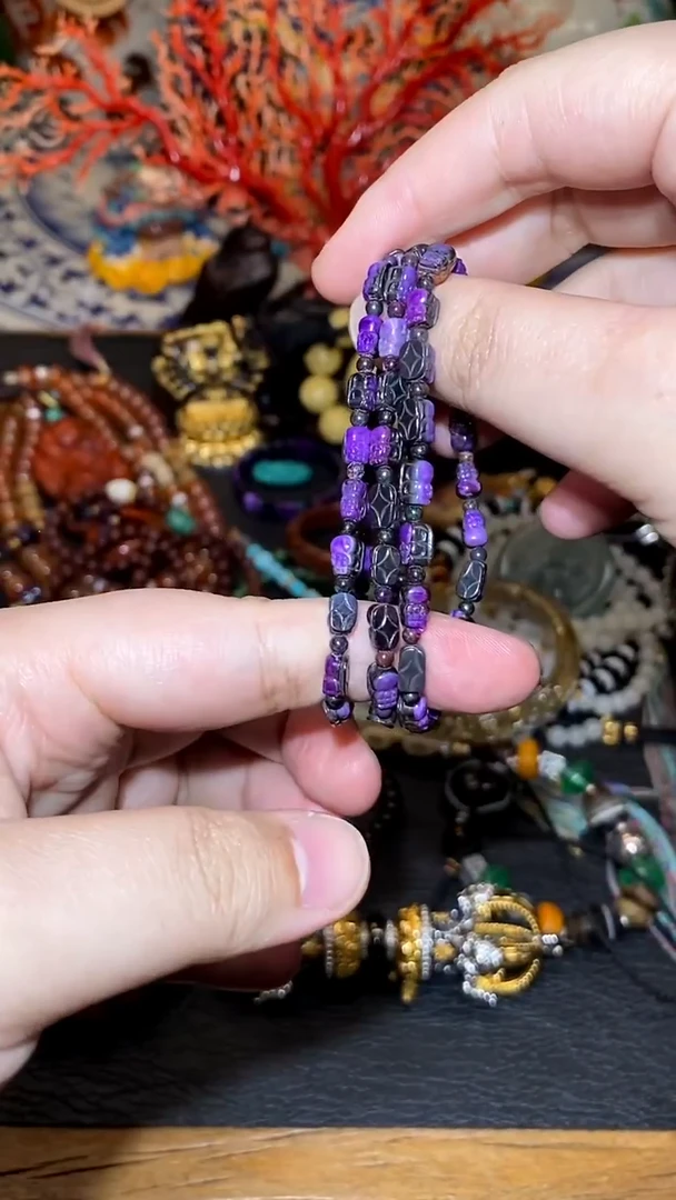 苏纪石（舒俱来）未镶嵌手串貔貅多样随发其一