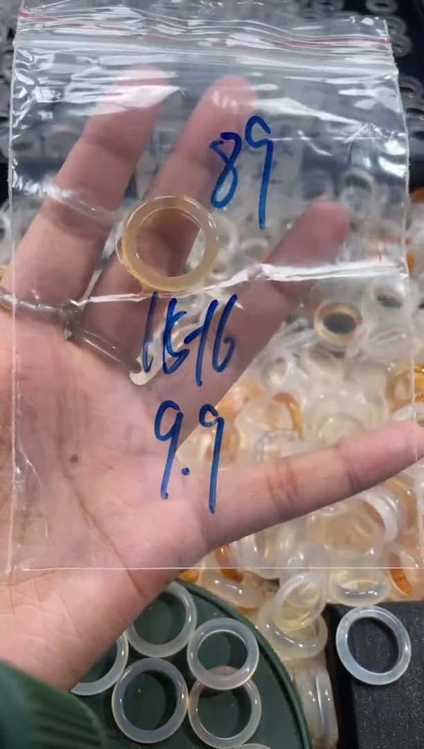 玛瑙/玉髓戒圈未镶嵌89