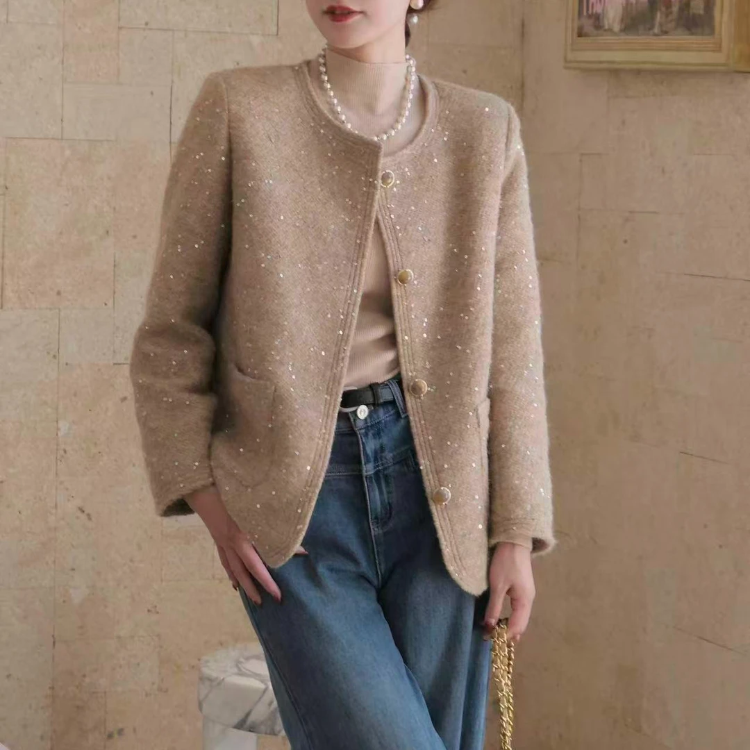 LL【星河微光】爆款轻奢羽绒宽松型网红女士羽绒服外套 新国标90绒