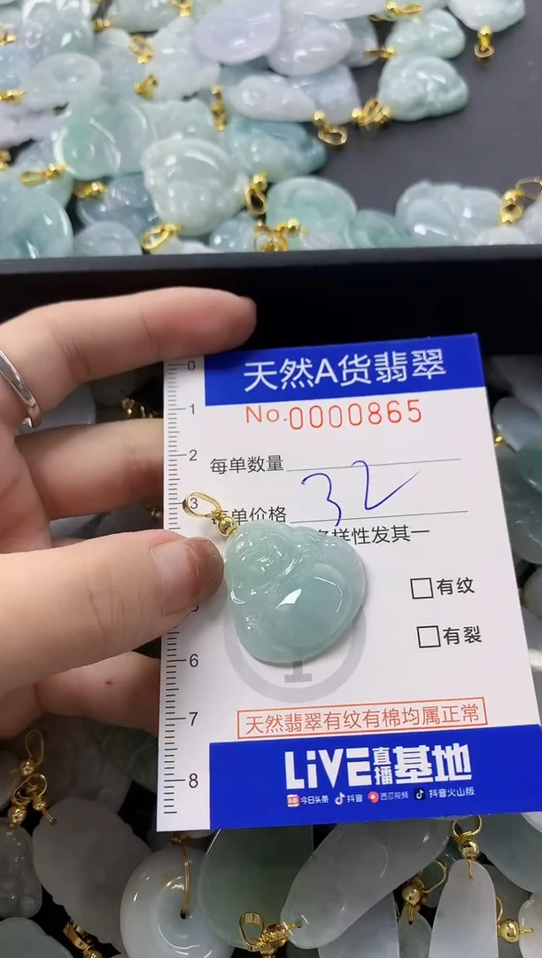 颈饰未镶嵌翡翠天然A货翡翠