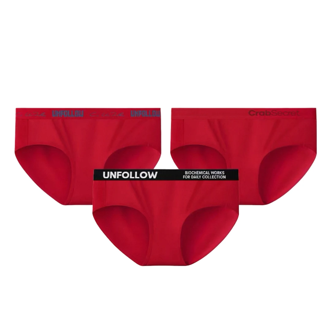 N1K-女士红色内裤女短裤