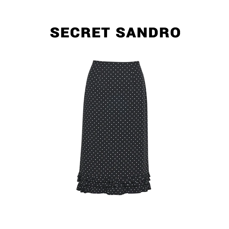 【小圆点】 Secret Sandro 楚楚 半身裙 B55209122C