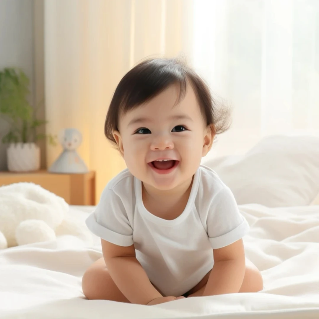 哈衣极简风爬服三角爬A类夏宝短袖女童爬行