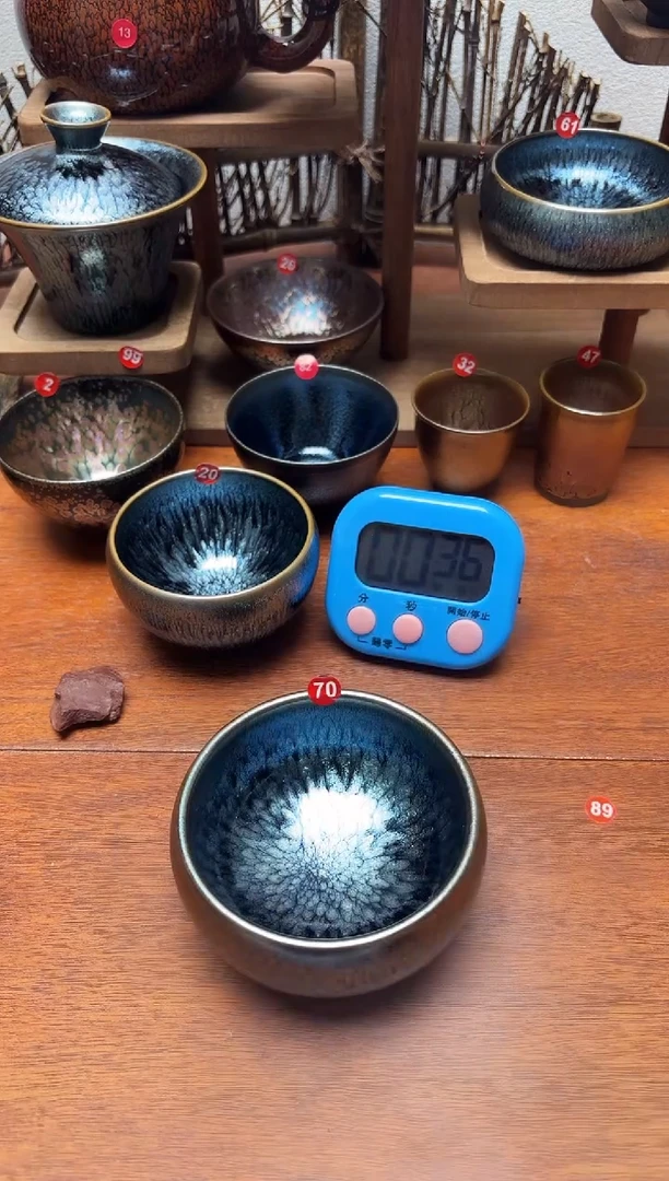 茶盏?****࿐70号建盏工匠茶器