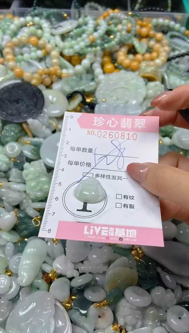 翡翠未镶嵌颈饰闪购0260810多样性发其一