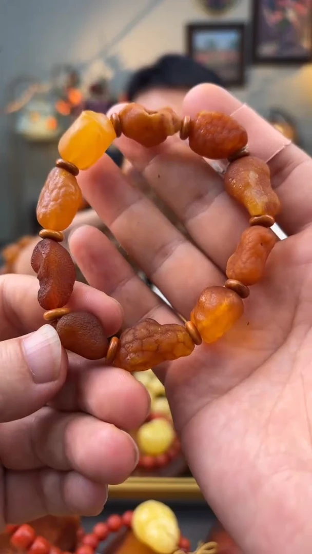未镶嵌琥珀手串手串