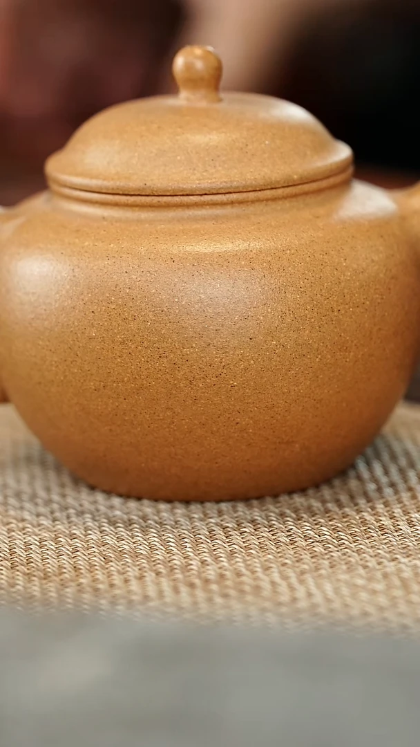 茶壶紫砂微瑕老芝麻段160容量