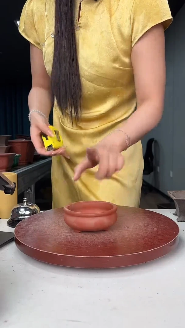 紫砂花盆浅草紫砂花盆