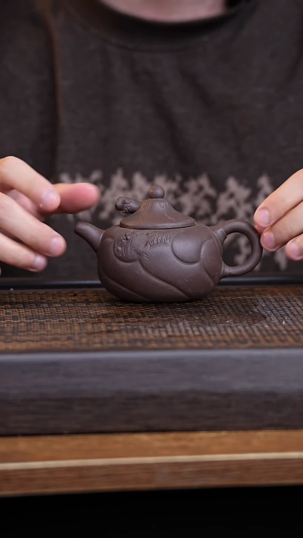 茶壶紫砂宜兴手工原矿紫砂壶001