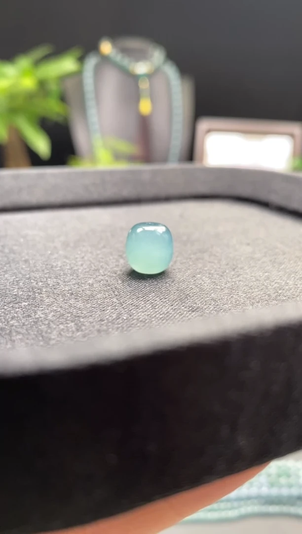 未镶嵌手链翡翠散珠卡10mm左右老型珠