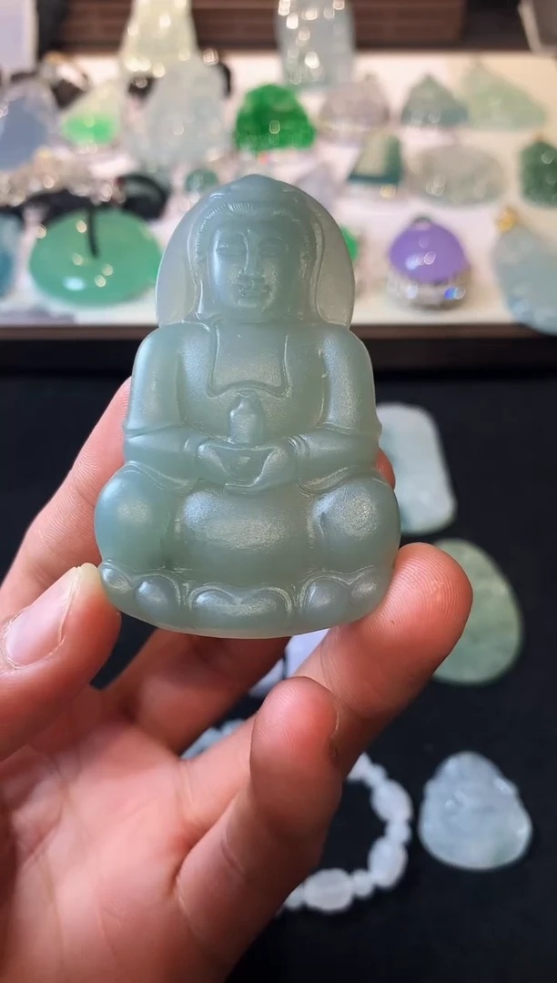 未镶嵌定制翡翠管****️5036毛货不退不换