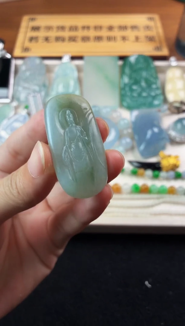 定制翡翠未镶嵌一****)4063毛货不退不换