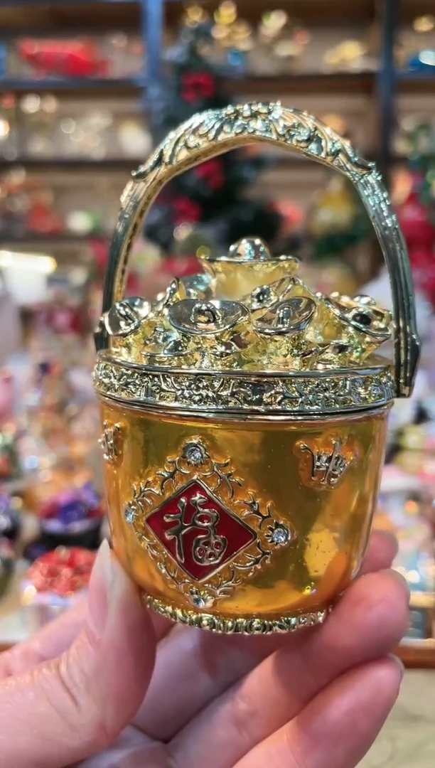 【闪购商品】精致珐琅彩首饰盒