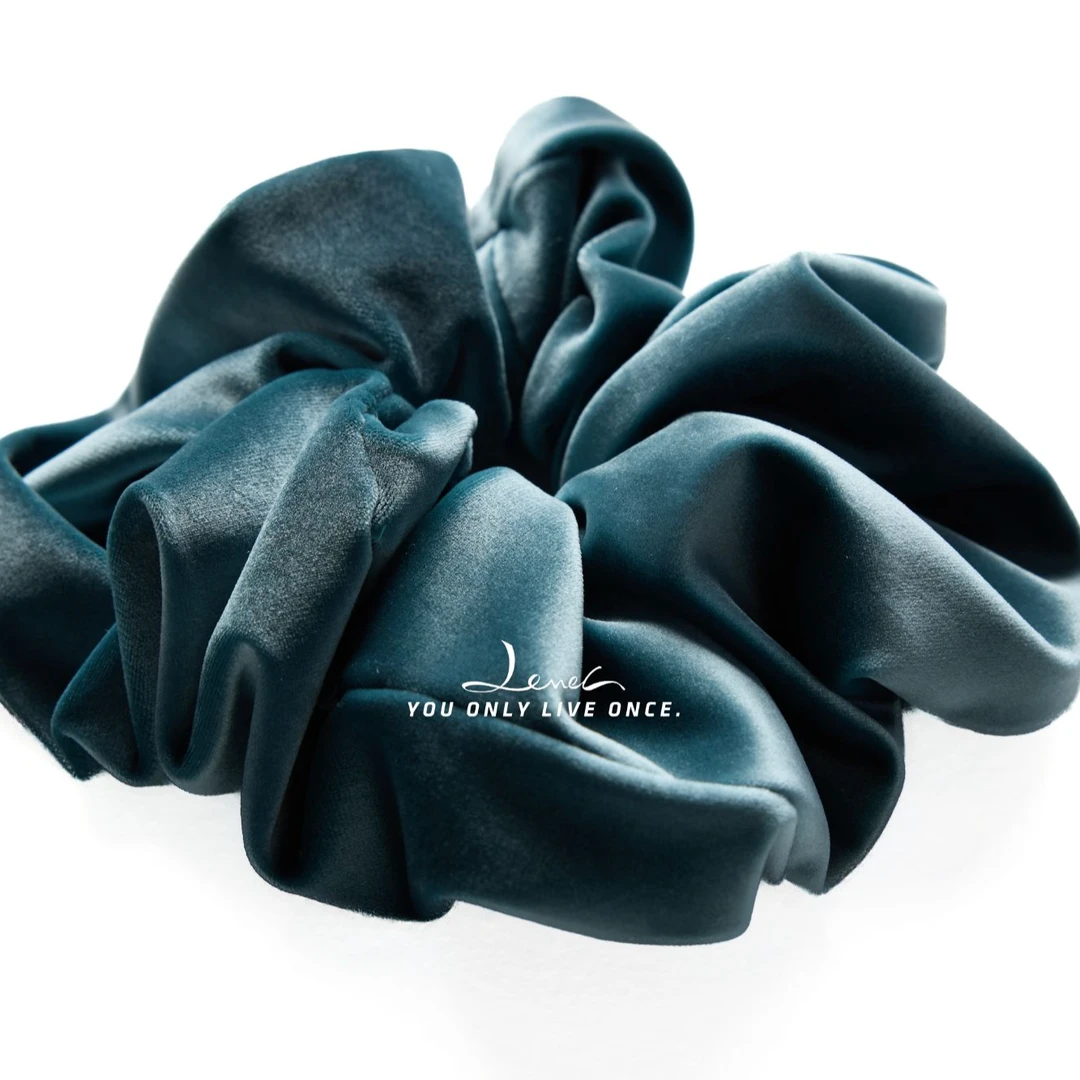 【LEVEL】质感婴儿绒发圈蓝色VIP顺丰包邮