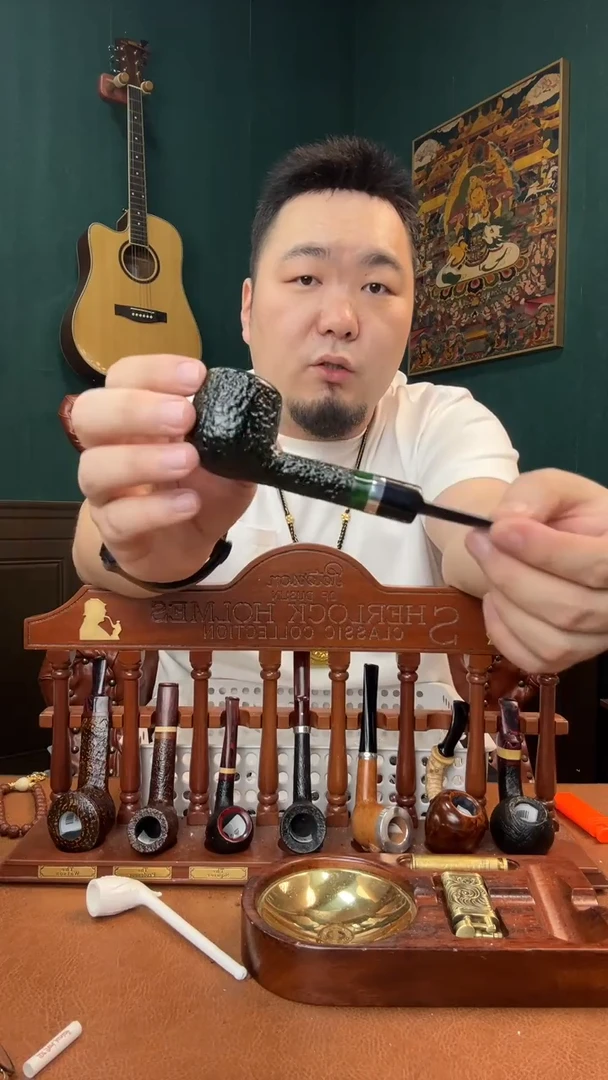 石楠木木雕款意大利进口石楠木烟斗