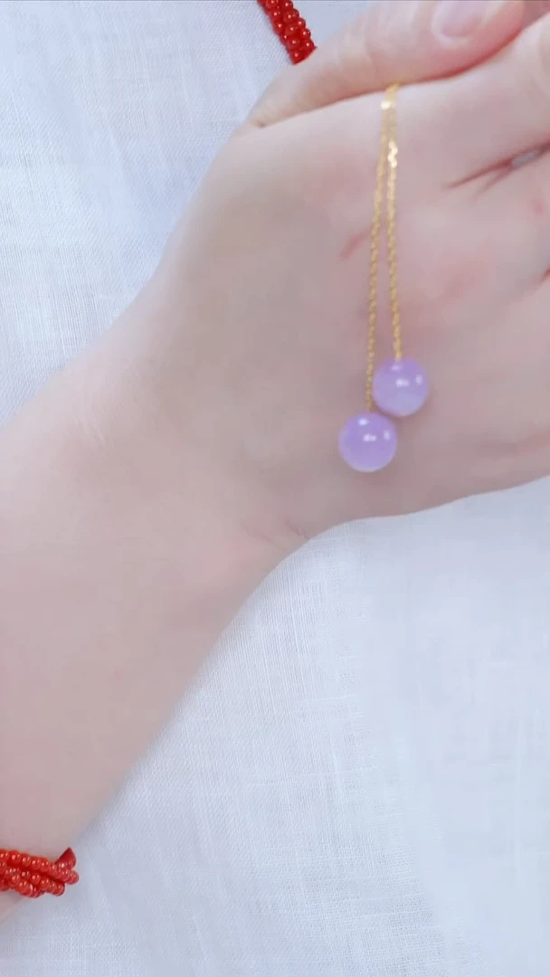 耳饰锂辉石银S925镶嵌1【】多样性发一珠径10+