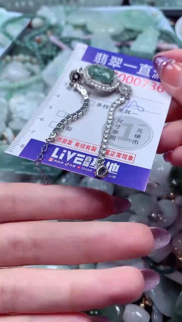 翡翠未镶嵌吊坠(不含链)736