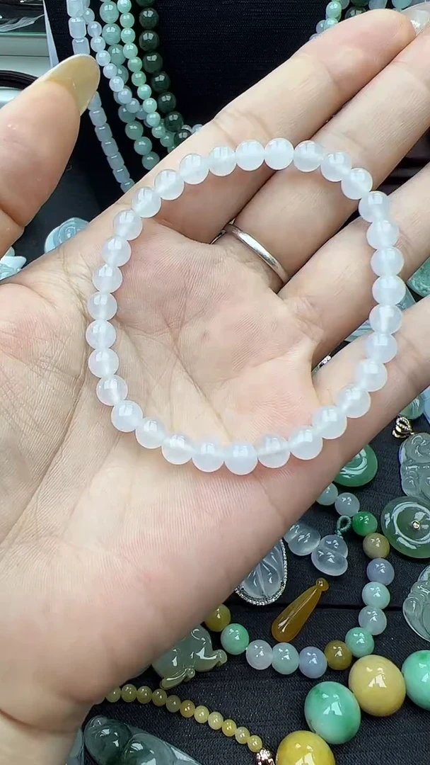 未镶嵌手串翡翠玉珠