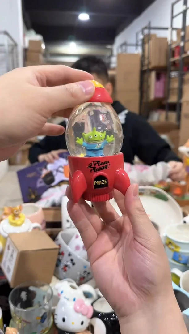 瓷片红色火箭三眼仔水晶球 北方勿拍
