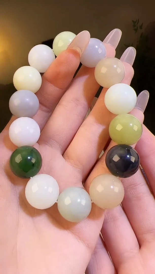 【闪购商品】和田玉手串未镶嵌多宝手串多样性发