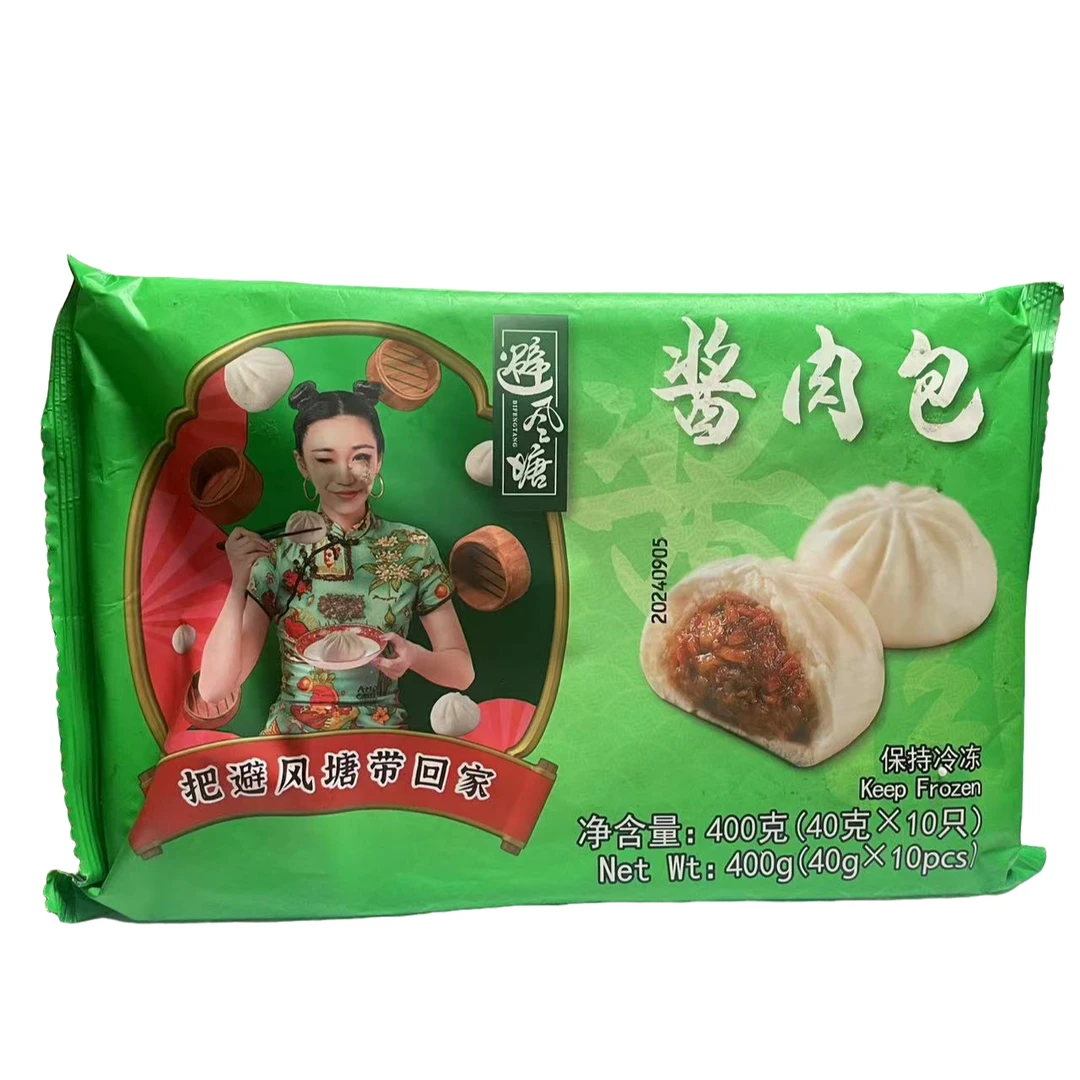 【保质期至2025.8.27】避风塘系列酱肉包400g