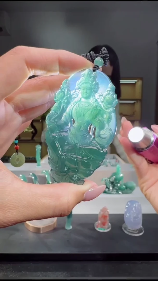 吊坠(不含链)未镶嵌翡翠度母