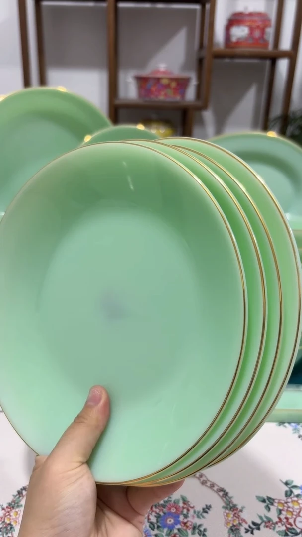 · 8英寸深盘4个  玉瓷【贝美】