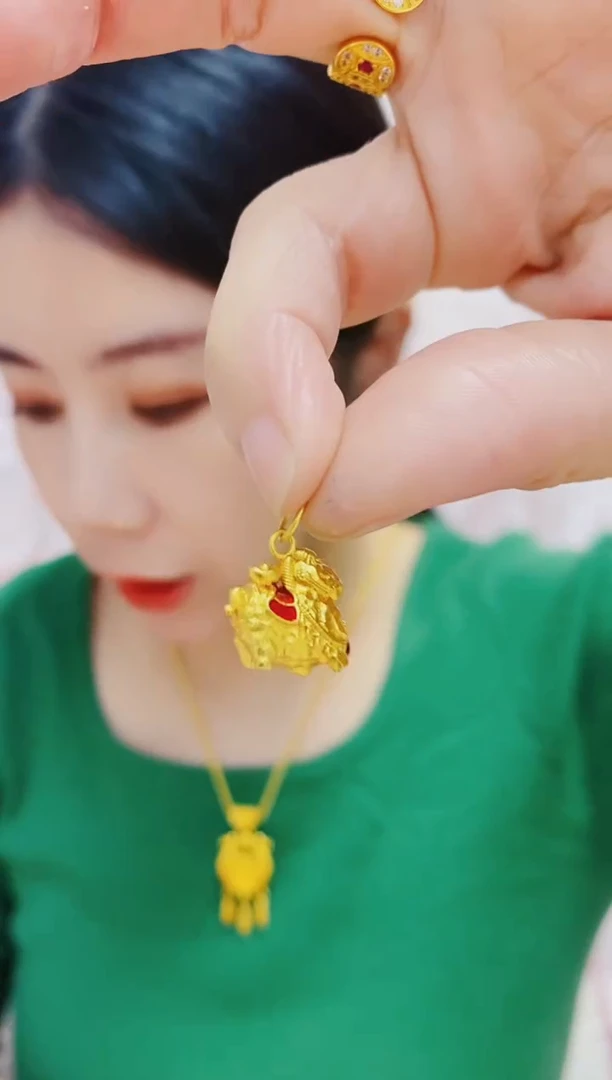 合金无001小马吊坠