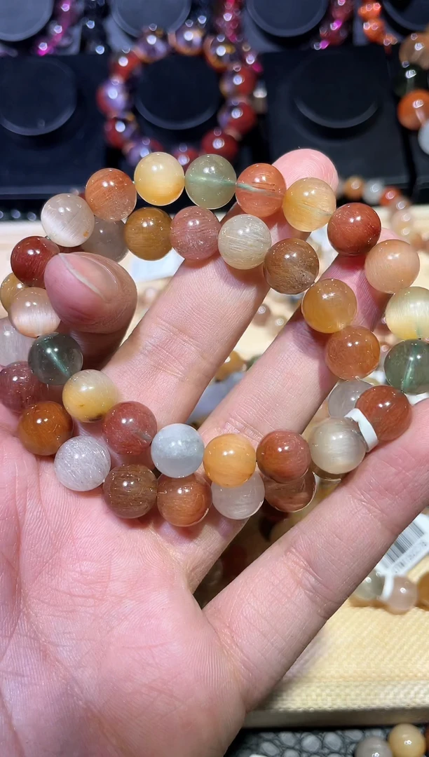 【闪购商品】水晶手链未镶嵌彩兔毛单圈A10（多样性发其一）