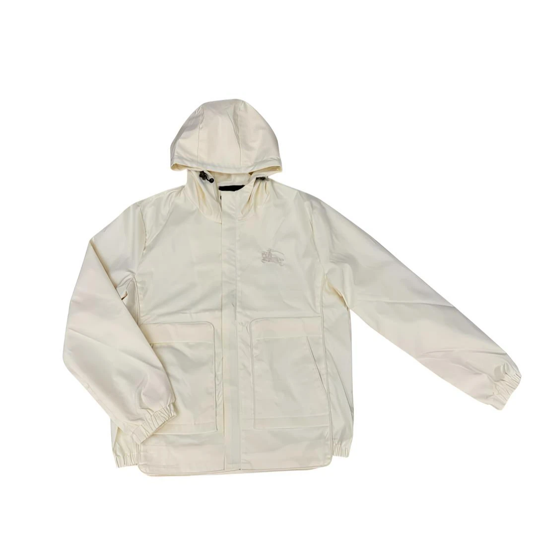 秋季新款时尚百搭潮流冲锋衣刺绣连帽夹克外套8806