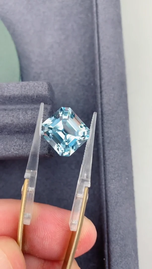 裸石海蓝宝石10.9ct 海蓝宝石 定制