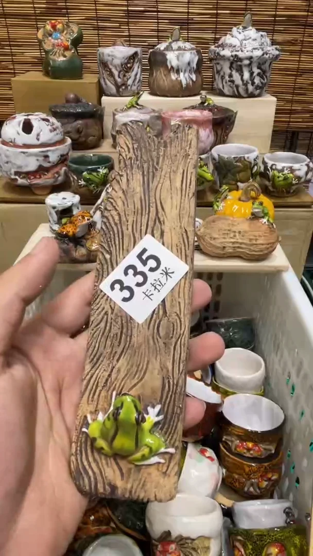 鲲**翅335精美粗陶手工柴烧