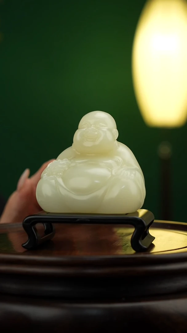 玉【弥勒】天然玉石手把件